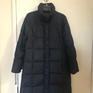 Ellen Tracy Navy Blue ankle length puffer coat